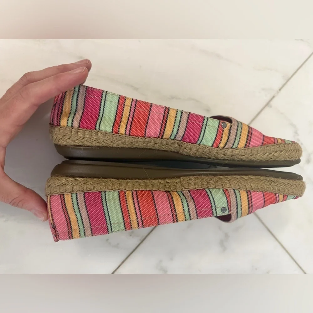 Aerosoles Women’s Size 9 Boho Beach Stripe Espadrille Flats